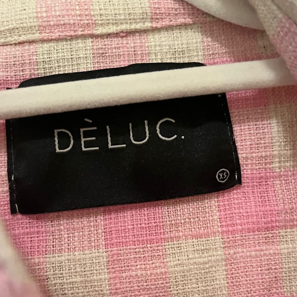 Pink & White Checkered Skort and Jacket Set - Picture 5 of 7